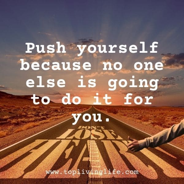 push yourself